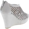 image:imageOver The Toe Cross Strap Block Heel Open Toe Dress SandalBeiged1