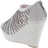 image:imageOver The Toe Cross Strap Block Heel Open Toe Dress SandalBeiged1