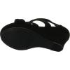 image:imageOver The Toe Cross Strap Block Heel Open Toe Dress SandalBlack3