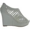 image:imageOver The Toe Cross Strap Block Heel Open Toe Dress SandalWhited1