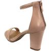 image:imageOver the Toe Strap Ankle Wrap Strap Heel Open Toe Medium Heel Nude 10