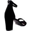 image:imageOver the Toe Strap Ankle Wrap Strap Heel Open Toe Medium HeelBlack