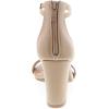 image:imageTOP MODA Hannah1 Ankle Strap Dressy High Heel Sandal Nonslip Sole For Wedding Party Prom Evening Wear or Any Occasion Sleek Style Block Heel SandalsBeige Pu