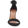 image:imageTOP MODA Hannah1 Ankle Strap Dressy High Heel Sandal Nonslip Sole For Wedding Party Prom Evening Wear or Any Occasion Sleek Style Block Heel SandalsBlack Glitter
