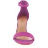 image:imageTOP MODA Hannah1 Ankle Strap Dressy High Heel Sandal Nonslip Sole For Wedding Party Prom Evening Wear or Any Occasion Sleek Style Block Heel SandalsFuchsia Glitter