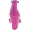 image:imageTOP MODA Hannah1 Ankle Strap Dressy High Heel Sandal Nonslip Sole For Wedding Party Prom Evening Wear or Any Occasion Sleek Style Block Heel SandalsFuchsia Glitter