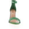 image:imageTOP MODA Hannah1 Ankle Strap Dressy High Heel Sandal Nonslip Sole For Wedding Party Prom Evening Wear or Any Occasion Sleek Style Block Heel SandalsGreen Pu