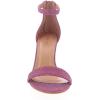 image:imageTOP MODA Hannah1 Ankle Strap Dressy High Heel Sandal Nonslip Sole For Wedding Party Prom Evening Wear or Any Occasion Sleek Style Block Heel SandalsPink Glitter