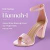 image:imageTOP MODA Hannah1 Ankle Strap Dressy High Heel Sandal Nonslip Sole For Wedding Party Prom Evening Wear or Any Occasion Sleek Style Block Heel SandalsPink Patent
