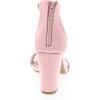 image:imageTOP MODA Hannah1 Ankle Strap Dressy High Heel Sandal Nonslip Sole For Wedding Party Prom Evening Wear or Any Occasion Sleek Style Block Heel SandalsPink Patent