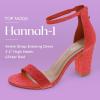 image:imageTOP MODA Hannah1 Ankle Strap Dressy High Heel Sandal Nonslip Sole For Wedding Party Prom Evening Wear or Any Occasion Sleek Style Block Heel SandalsRed Glitter