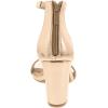 image:imageTOP MODA Hannah1 Ankle Strap Dressy High Heel Sandal Nonslip Sole For Wedding Party Prom Evening Wear or Any Occasion Sleek Style Block Heel SandalsRose Gold Metallic