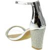 image:imageTOP Moda Belle 23 Womens Chunky Heel Rhiestone Band Platform Buckle Dress Sandals Silver 9