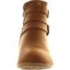 image:imageTOP Moda Cl14 Womens Buckle Straps Stacked Low Heel Ankle BootiesTan1