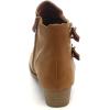 image:imageTOP Moda Cl14 Womens Buckle Straps Stacked Low Heel Ankle BootiesTanc