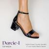 image:imageTOP Moda Darcie1 Ankle Strap Dressy High Heel Sandal Nonslip Sole For Wedding Party Prom Evening Wear or Any Occasion Sleek Style Block Heel SandalsBlack Patent