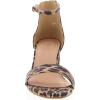 image:imageTOP Moda Darcie1 Ankle Strap Dressy High Heel Sandal Nonslip Sole For Wedding Party Prom Evening Wear or Any Occasion Sleek Style Block Heel SandalsLeopard