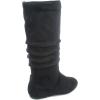image:imageTOP Moda Data1 Womens Shoes Cute amp Comfort Round Toe Flat Heel Slouchy Mid Calf BootBlack