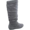 image:imageTOP Moda Data1 Womens Shoes Cute amp Comfort Round Toe Flat Heel Slouchy Mid Calf BootGrey
