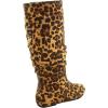 image:imageTOP Moda Data1 Womens Shoes Cute amp Comfort Round Toe Flat Heel Slouchy Mid Calf BootLeopard