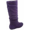 image:imageTOP Moda Data1 Womens Shoes Cute amp Comfort Round Toe Flat Heel Slouchy Mid Calf BootPurple