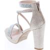 image:imageTOP Moda DressyFormal Sandals High Heel Ankle Strap Open Toe SandalsChampagne