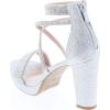 image:imageTOP Moda DressyFormal Sandals High Heel Ankle Strap Open Toe SandalsSilver