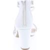 image:imageTOP Moda DressyFormal Sandals High Heel Ankle Strap Open Toe SandalsWhite Pu