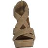 image:imageTOP Moda Ella18 Womens Gladiator Wedge Heel SandalsBeige1