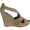image:imageTOP Moda Ella18 Womens Gladiator Wedge Heel SandalsBeige1