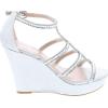 image:imageTOP Moda Jessie36 Womens Wedge SandalSilver