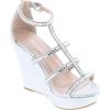 image:imageTOP Moda Jessie36 Womens Wedge SandalSilver