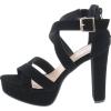 image:imageTOP Moda Lovely86 Womens Peep Toe Platform Chunky High Heel Closed Back SandalsBlack
