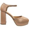 image:imageTOP Moda Platform Closed Toe Chunky Heel SandalCamel