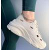image:imageTOP Moda Shoes Women Foam Beach Sneakers CutOut Ventilation Openings Cushioned Arch Support Lace Up Lightweight Hidden Platform HeelBone