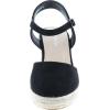 image:imageTOP Moda Wishing5 Womens Closed Toe Buckle Strap Espedrilles SandalsBlack