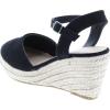 image:imageTOP Moda Wishing5 Womens Closed Toe Buckle Strap Espedrilles SandalsBlack
