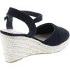 image:imageTOP Moda Wishing5 Womens Closed Toe Buckle Strap Espedrilles SandalsBlack