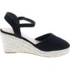 image:imageTOP Moda Wishing5 Womens Closed Toe Buckle Strap Espedrilles SandalsBlack