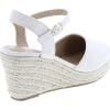 image:imageTOP Moda Wishing5 Womens Closed Toe Buckle Strap Espedrilles SandalsNatural