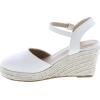 image:imageTOP Moda Wishing5 Womens Closed Toe Buckle Strap Espedrilles SandalsNatural