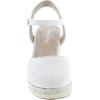 image:imageTOP Moda Wishing5 Womens Closed Toe Buckle Strap Espedrilles SandalsNatural