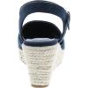 image:imageTOP Moda Wishing5 Womens Closed Toe Buckle Strap Espedrilles SandalsNavy