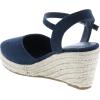 image:imageTOP Moda Wishing5 Womens Closed Toe Buckle Strap Espedrilles SandalsNavy