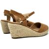 image:imageTOP Moda Wishing5 Womens Closed Toe Buckle Strap Espedrilles SandalsTan