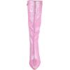 image:imageTOP Moda Women Knee High Rhinestone Studded Bling Boots Side Zippers Block High Heel Pointed Toe Sparkly MARTHA22Pink