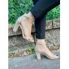image:imageTOP Moda Women Rhinestone Glitter Ankle Strap Chunky Heel SandalsChampagne Glitter