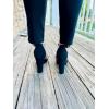 image:imageTOP Moda Women Rhinestone Platform High Heel Open Toe Dress Sandal Over The Toe Strap SilverBlack Nub Rhinestone