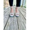 image:imageTOP Moda Women Rhinestone Platform High Heel Open Toe Dress Sandal Over The Toe Strap SilverSilver Rhinestone