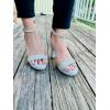 image:imageTOP Moda Women Rhinestone Platform High Heel Open Toe Dress Sandal Over The Toe Strap SilverSilver Rhinestone